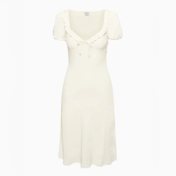 Aritzia Sunday Best Letti Dress, Whisper White - Picture 5 of 16